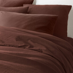 Annaba Two-Sided Washed Linen & Cotton Duvet Cover - thumbnail 2