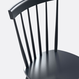Set of 2 Jyko Spindle Back Chairs in Solid Rubberwood - thumbnail 3