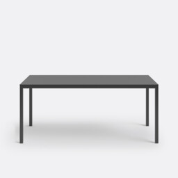 Hiba 6 Seater Dining Table in Black Steel - thumbnail 3