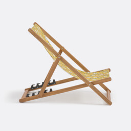 Folding Chair in Oiled Acacia Marguerite - thumbnail 4