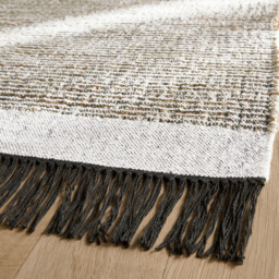 Siptah Flat Woven Jute, Wool and Cotton Rug - thumbnail 4