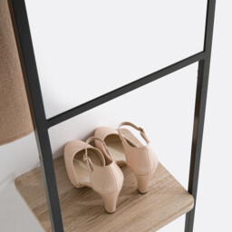 Horta Wall Coat Rack with Mirror - thumbnail 4