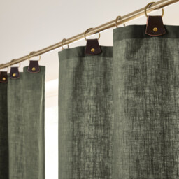 Private Lined Washed Linen Curtain - thumbnail 4