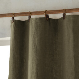 Private Lined Washed Linen Curtain - thumbnail 2