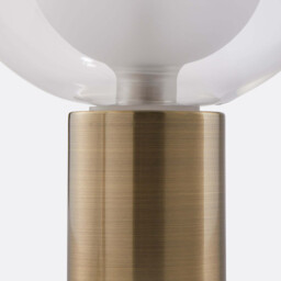 Arvin Brass & Glass Lamp - thumbnail 4