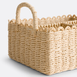 Petalia Woven Paper Storage Basket - thumbnail 4