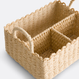 Petalia Woven Paper Storage Basket - thumbnail 3