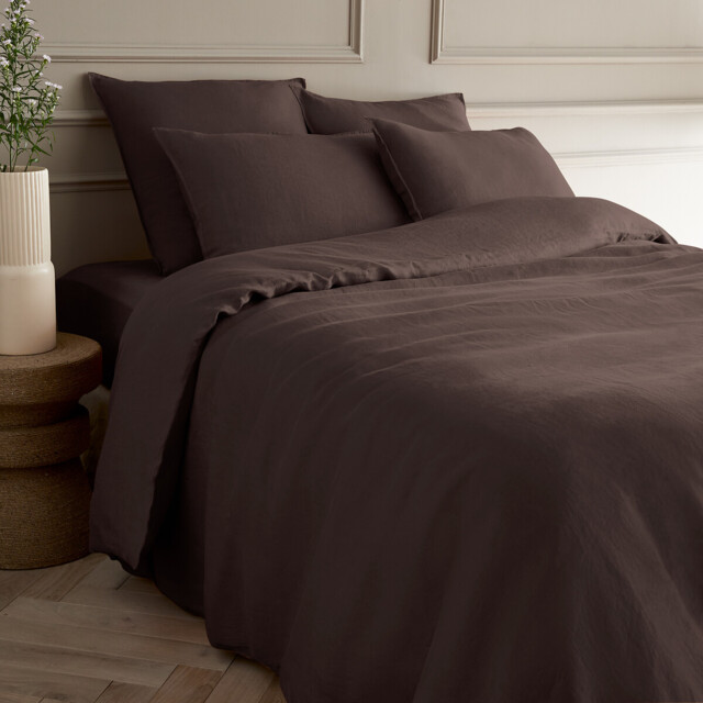 Elina Washed Linen Duvet Cover - image 1