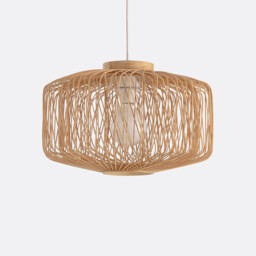 Yaku 44cm Diameter Bamboo Ceiling Light - thumbnail 1
