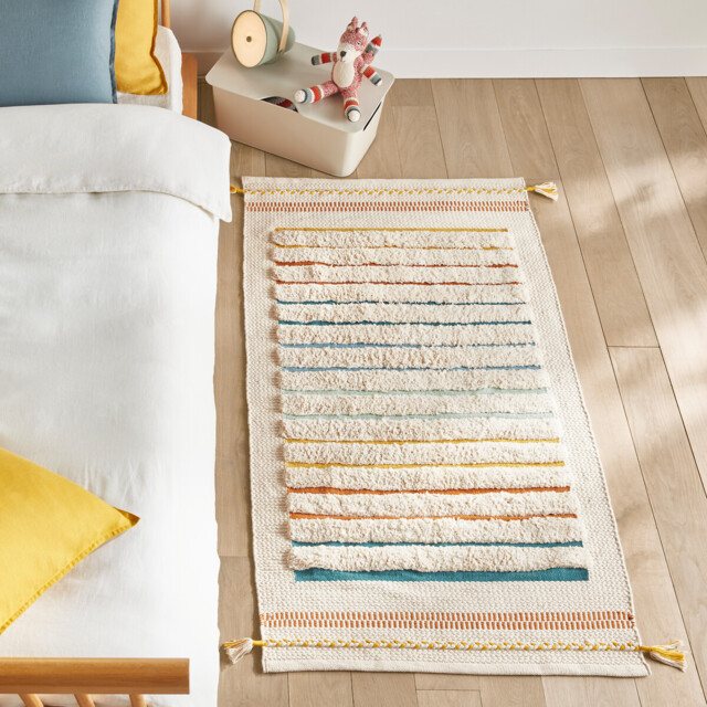 Tomulo Hand Woven 100% Cotton Child's Rug - image 1