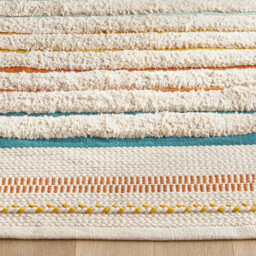 Tomulo Hand Woven 100% Cotton Child's Rug - thumbnail 2