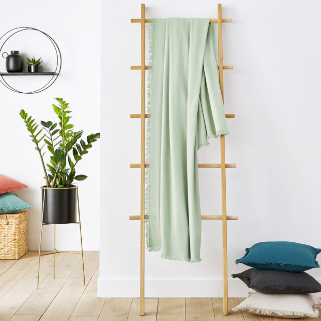 The Panama Fringed Cotton Blanket - image 1