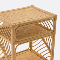 Marrak Rattan Bedside Table - thumbnail 4