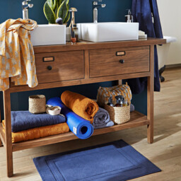 Lunja Solid Pine Double Vanity Unit - thumbnail 2