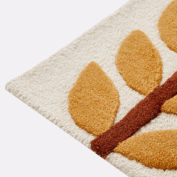 Cortes Floral Print 100% Wool Rug - thumbnail 4
