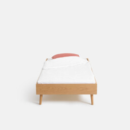 Miji Oak Veneer Bed with Bed Base - thumbnail 2