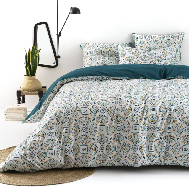 Keyiah Floral Cotton Duvet Cover - image 1