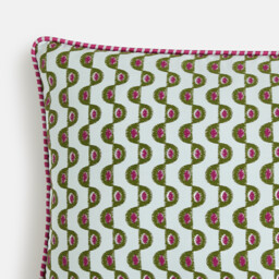 Ika Cotton Satin Rectangular Cushion Cover - thumbnail 3