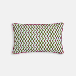 Ika Cotton Satin Rectangular Cushion Cover - thumbnail 1