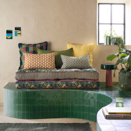 Ika Cotton Satin Rectangular Cushion Cover - thumbnail 2