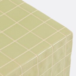 Zellige Ceramic Side Table - thumbnail 4
