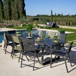 Set of 2 Zory Aluminium Garden Armchairs - thumbnail 2