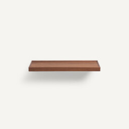 Tidder Wall Shelf in Walnut and Veneer L60cm - thumbnail 2