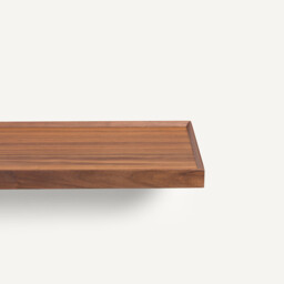 Tidder Wall Shelf in Walnut and Veneer L60cm - thumbnail 3