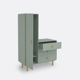 Jimi Child's Wardrobe & Drawers Unit - thumbnail 4