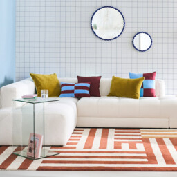 Tabaka Velour Cushion Cover - thumbnail 3