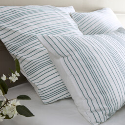 Roma Washed Cotton Percale Duvet Cover - thumbnail 3
