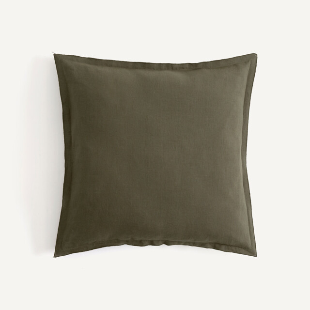 Elina Cushion Cover in Washed Linen - image 1