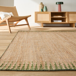 Jute Rug with Border, Gibela