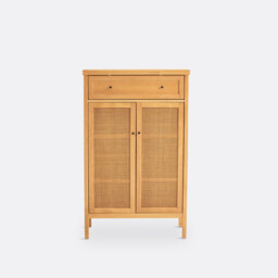 Gabin Solid Pine & Cane Sideboard - thumbnail 4