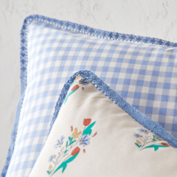 Floriane Floral 20% Recycled Cotton Duvet Cover - thumbnail 3