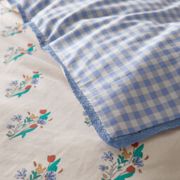 Floriane Floral 20% Recycled Cotton Duvet Cover - thumbnail 4