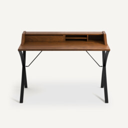 Epitre Walnut & Metal Secretary Desk - thumbnail 2