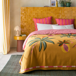 Tabata Palm Tree Rattan Table Lamp - thumbnail 3