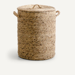 Lian Round Water Hyacinth Basket, H60cm