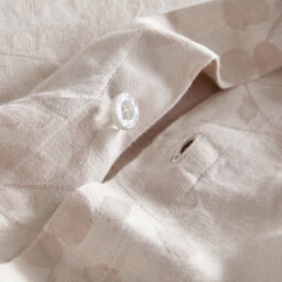 Songo Cotton and Linen Duvet Cover - thumbnail 4