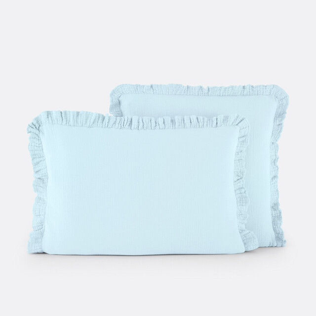 Kumla Plain Cotton Muslin Pillowcase - image 1
