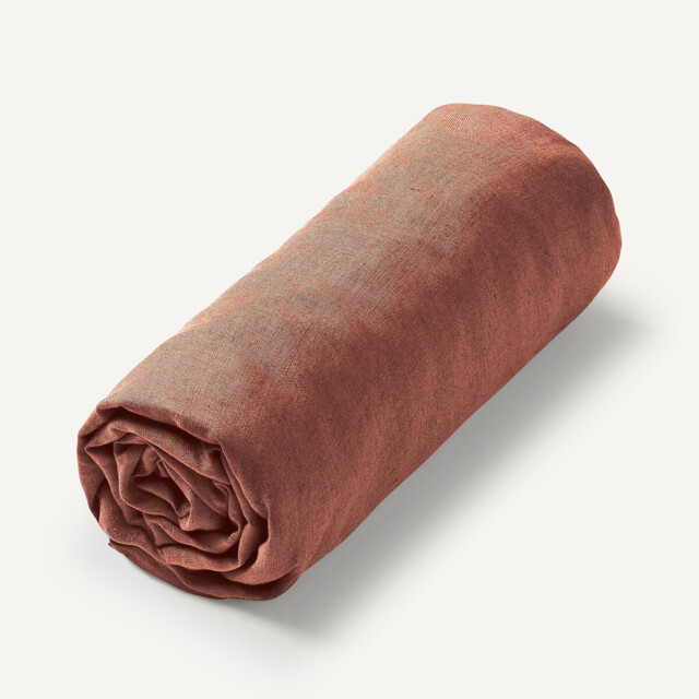 Elina Washed Linen Fitted Sheet For Deep Mattresses (32cm) - image 1