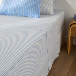 Edward Flat Sheet in Cotton Percale - thumbnail 2