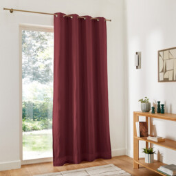 Onega Washed Linen Blackout Curtain with Eyelets - thumbnail 2