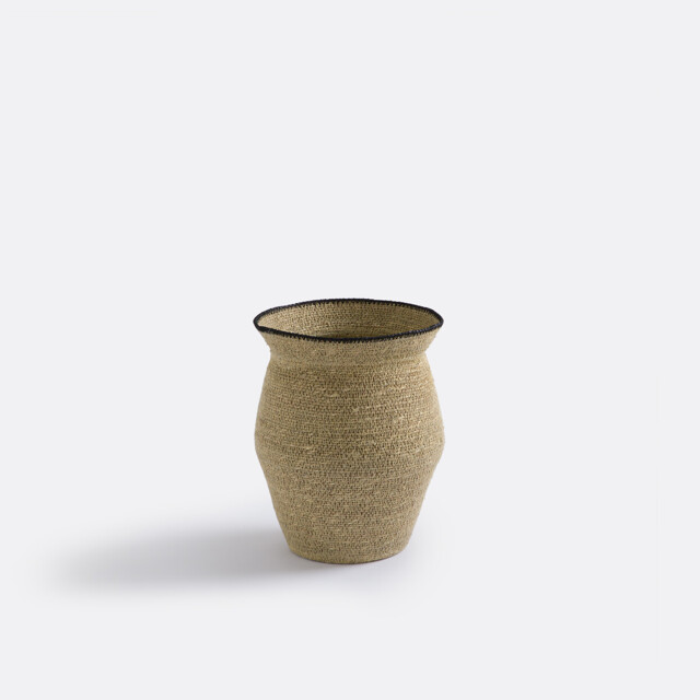 Saski Woven Straw Basket H31cm - image 1