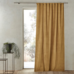 Lavezzi Single Velvet Curtain with Little Eyelets - thumbnail 1
