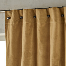 Lavezzi Single Velvet Curtain with Little Eyelets - thumbnail 2