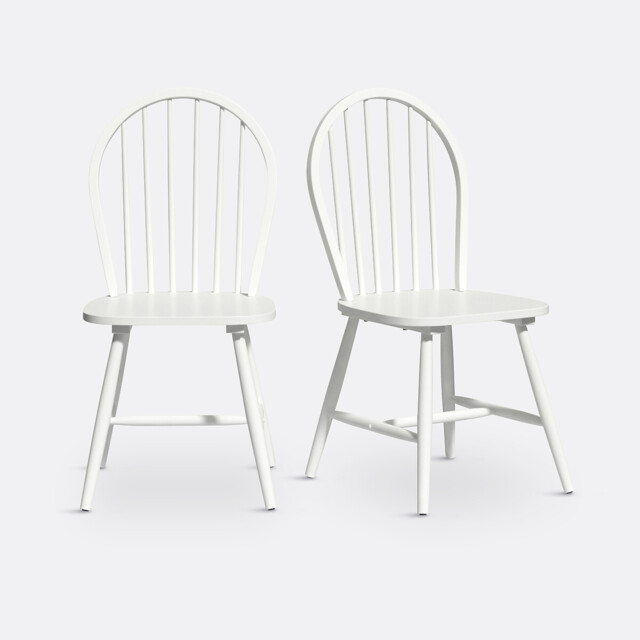 Set of 2 Windsor Spindle Back Chairs - image 1