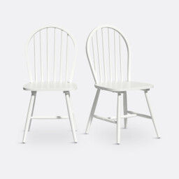 Set of 2 Windsor Spindle Back Chairs - thumbnail 1