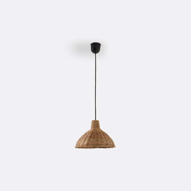 Alaya 26cm Diameter Rattan Ceiling Light - image 1